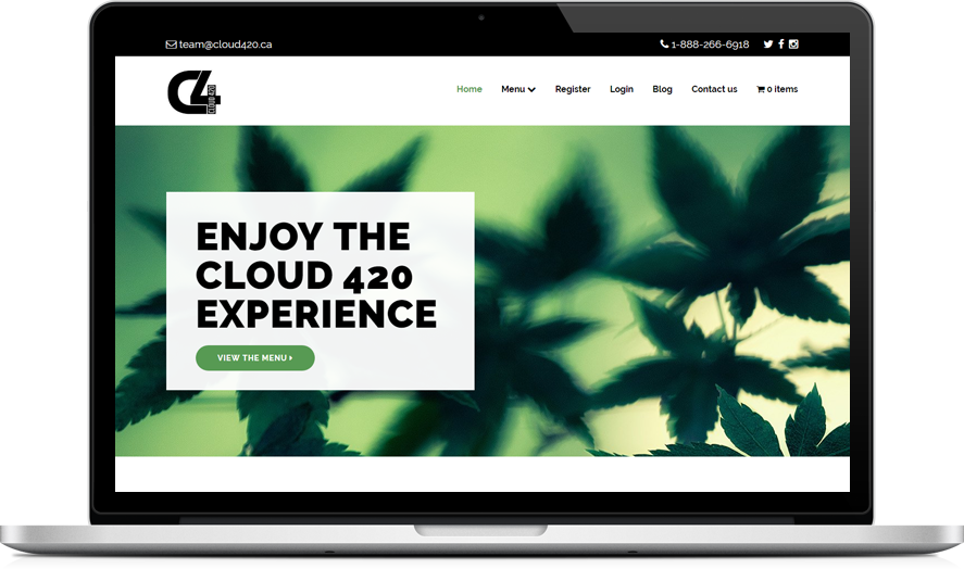 Cloud 420 - CannaBiz theme showcase #2