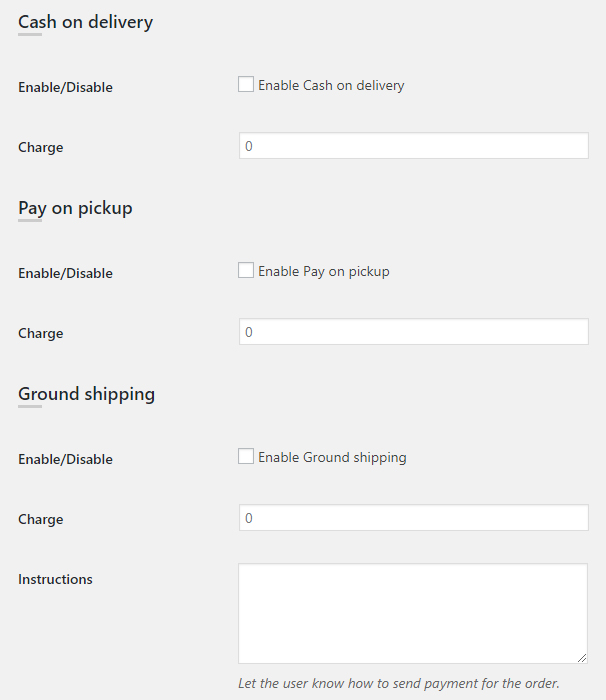 WP Dispensary Settings Payments